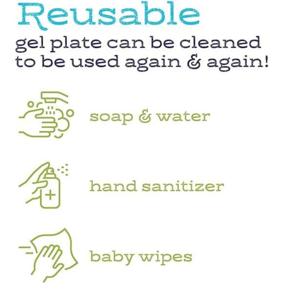 Gel Press Petites, 3" Circle Triangle Square - Picture 4 of 7